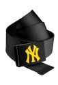 MLB Premium Black Woven Belt Single