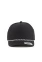YP Classics® 5-Panel Snapback Cap with Perforations and Braided Rope