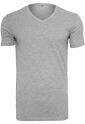 Light T-Shirt V-Neck heather grey XXL