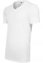 Light T-Shirt V-Neck white L
