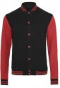 Sweat College Jacket blk/red 3XL