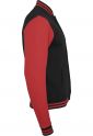 Sweat College Jacket blk/red XXL