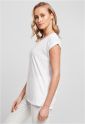 Ladies Extended Shoulder Tee white 5XL