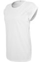 Ladies Extended Shoulder Tee white 5XL