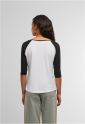 Ladies 3/4 Contrast Raglan Tee
