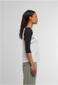 Ladies 3/4 Contrast Raglan Tee