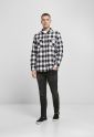 Checked Flanell Shirt blk/wht XL
