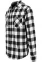 Checked Flanell Shirt blk/wht XL