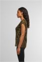 Ladies Extended Shoulder Camo Tee