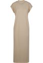 Ladies Long Extended Shoulder Dress