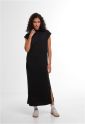 Ladies Sorona® Long Extended Shoulder Dress