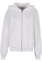 Ladies Loose Fit Zip Hoody