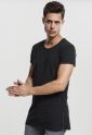 Long Shaped Side Zip Tee
