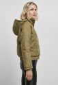 Ladies Oversized Diamond Quilted Pull Over Jacket