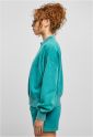 Ladies Oversized Stone Washed Crewneck