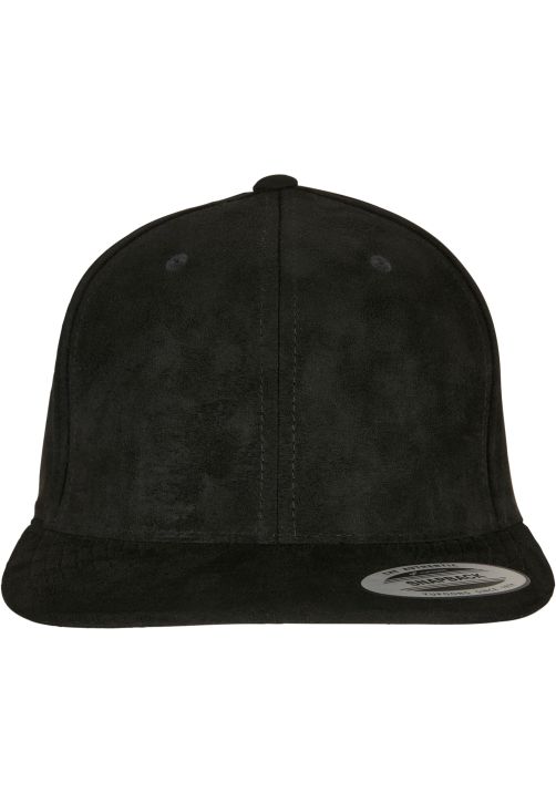 Suede Leather Snapback