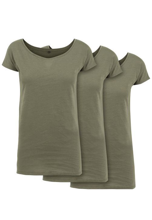 Ladies Wideneck Tee 3-Pack