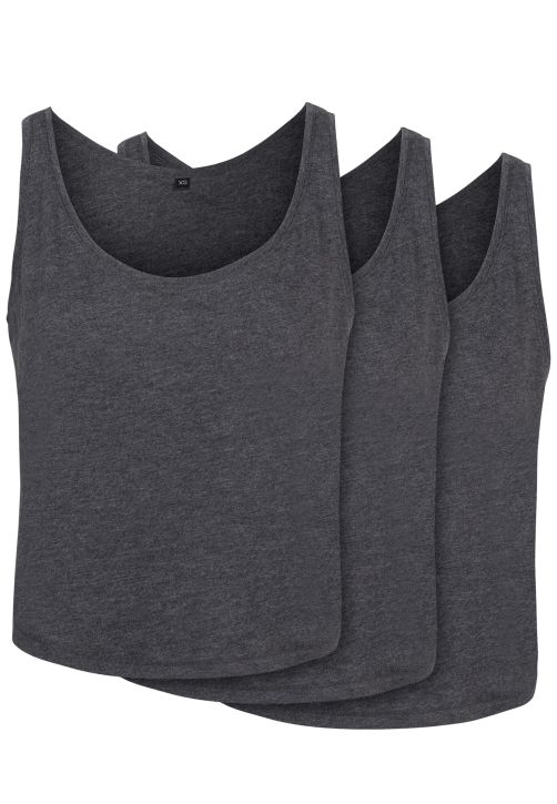 Ladies Oversized Tanktop 3-Pack