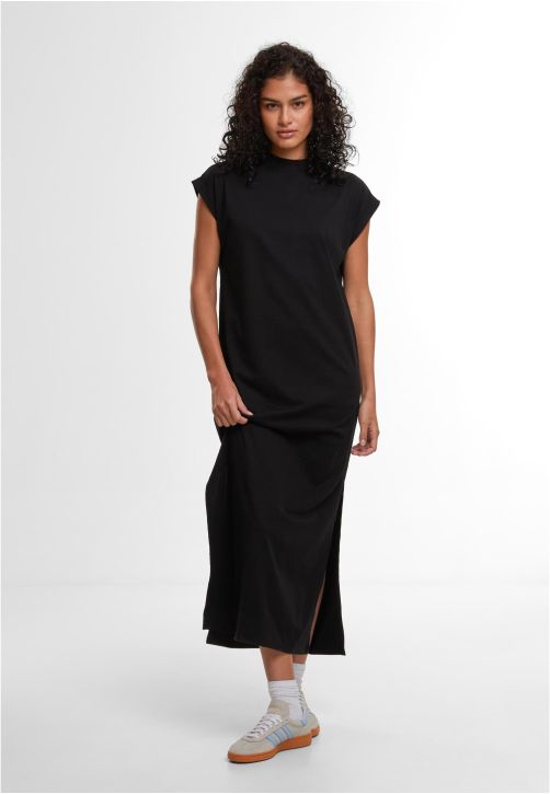 Ladies Sorona® Long Extended Shoulder Dress