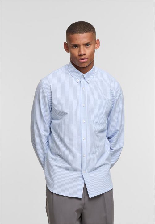 Striped Button Up Oxford Shirt