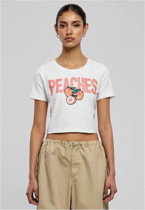 Peaches Cropped Tee