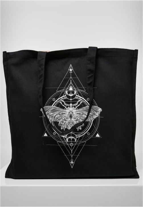 Moth Glow Oversize Canvas Tote Bag