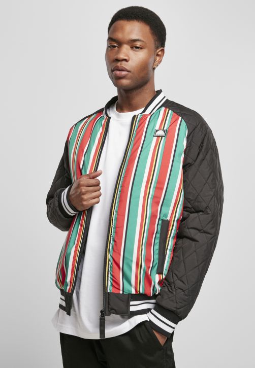 Southpole Stripe College Jacket