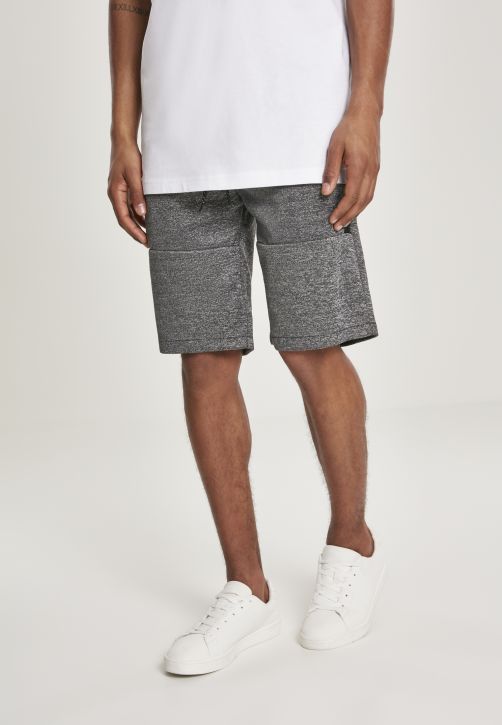 Zipper Pocket Marled Tech Fleece Shorts