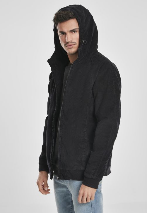 Hooded Corduroy Jacket