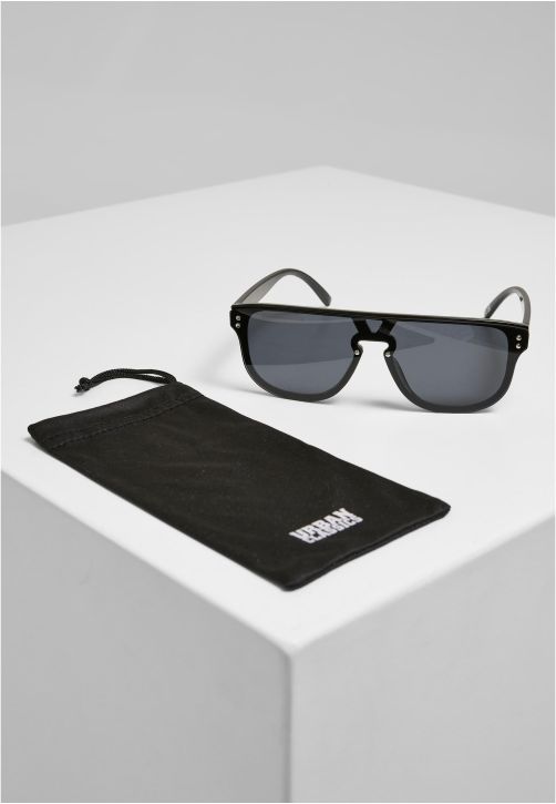 Urban Classics Sonnenbrille Sunglasses Rhodos 2-Pack Lunettes de Soleil Black/White Taille Unique Mixte Enfant 