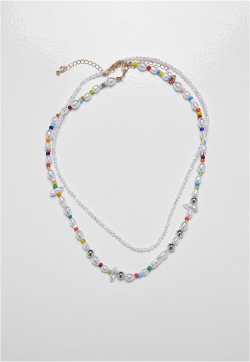 Various Pearl Layering Necklace 2-Pack