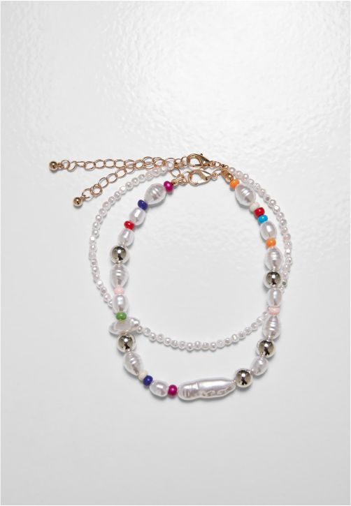 Various Pearl Layering Anklet