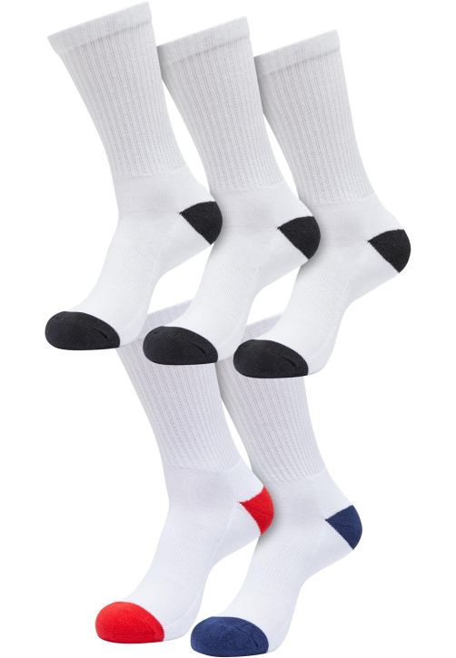 Colored Sport Socks 5-Pack