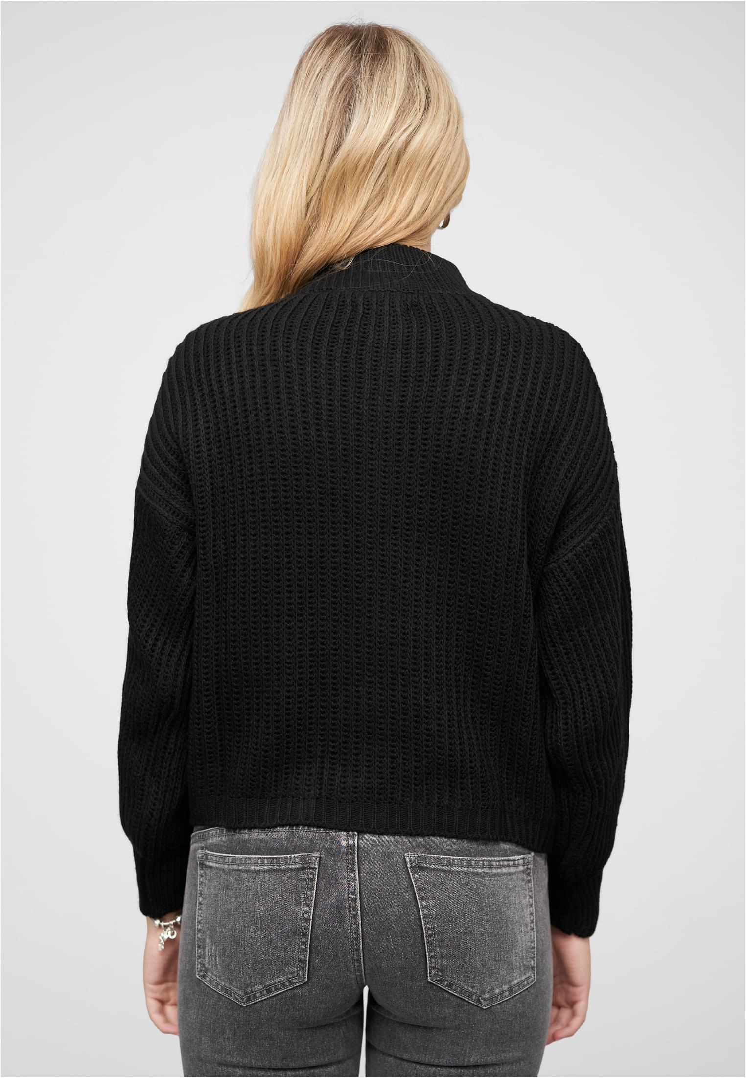 Cloud5ive Maglione mit Stehrollkragen und V-Ausschnitt