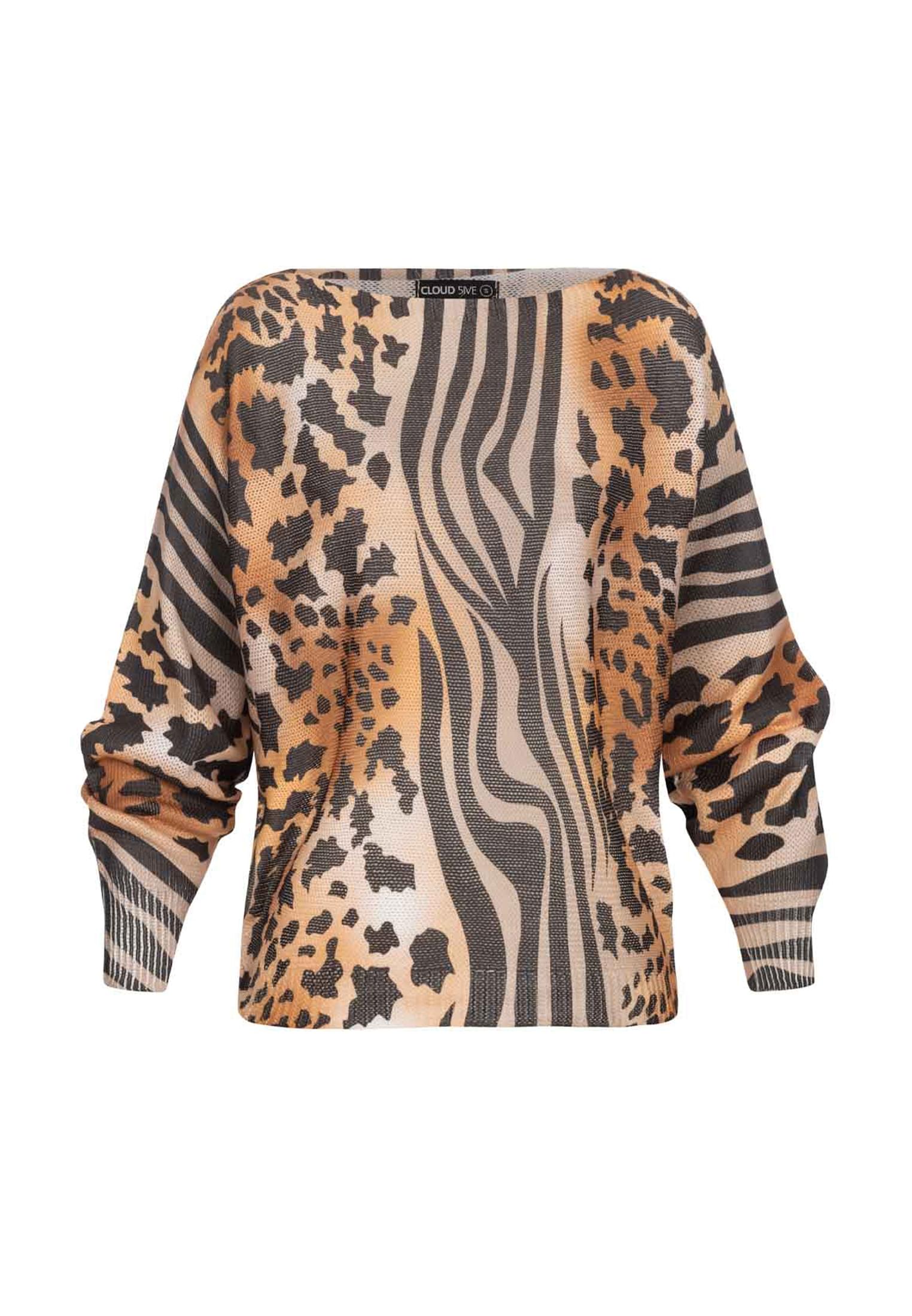 Cloud5ive Camicia mit Leo-Print