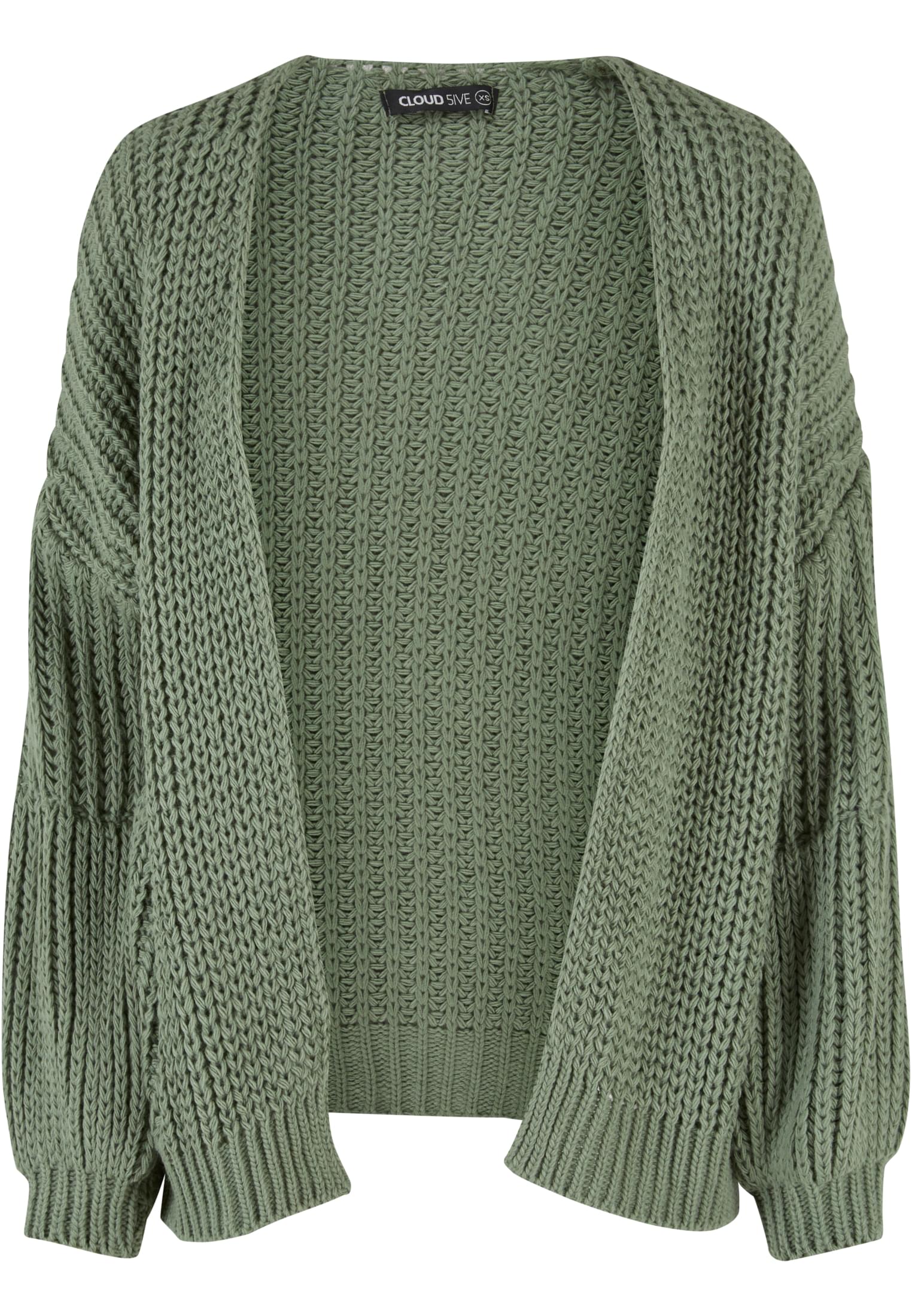 Cloud5ive Cardigan Damen Grobstrick mit �rmeln chinois