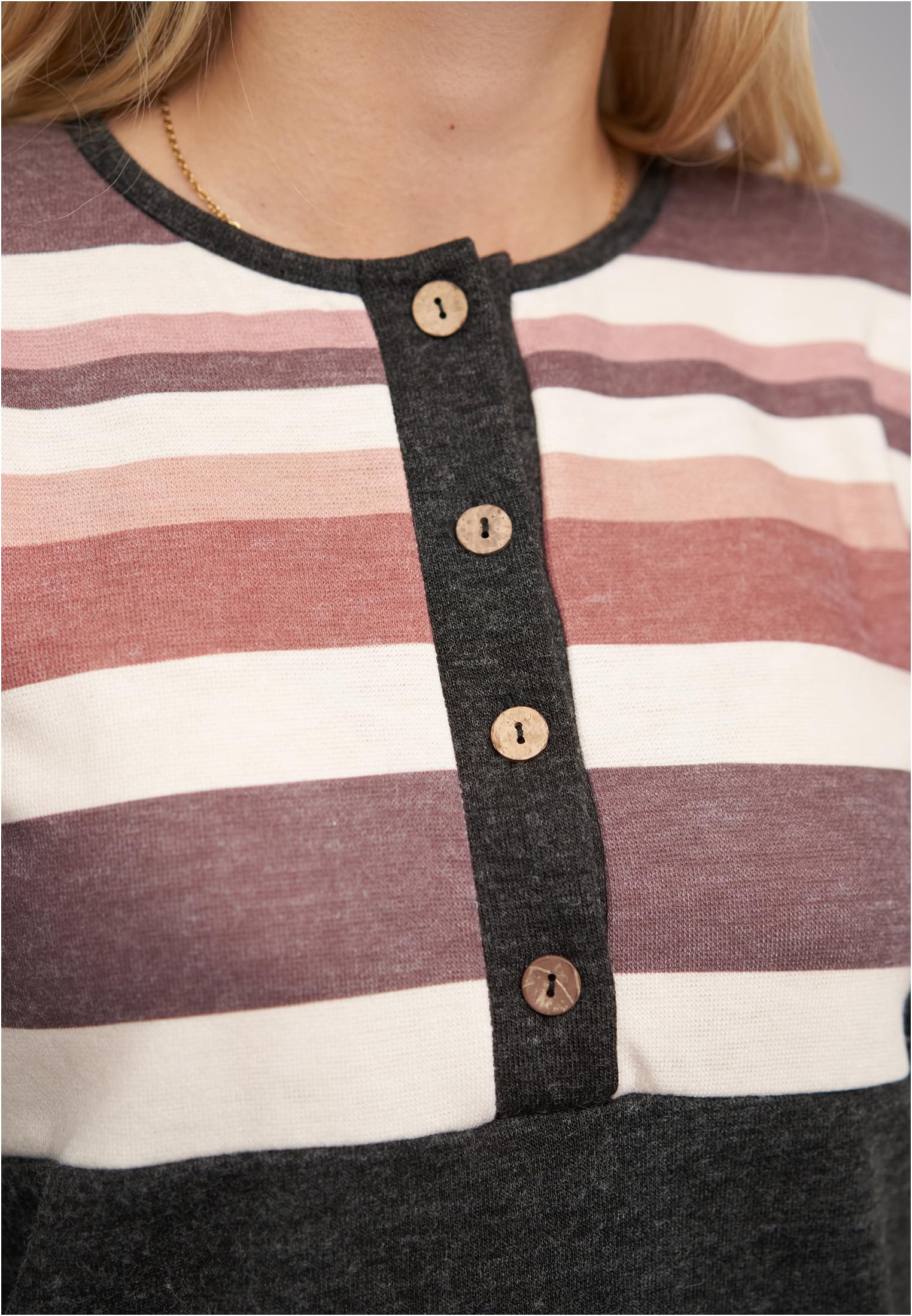 Cloud5ive Maglione mit Knopfleiste