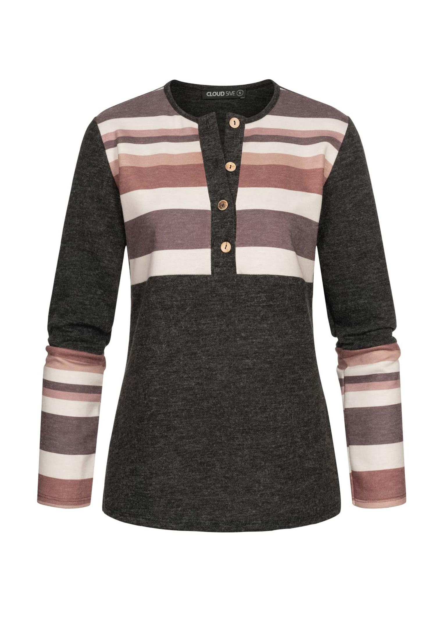 Cloud5ive Maglione mit Knopfleiste