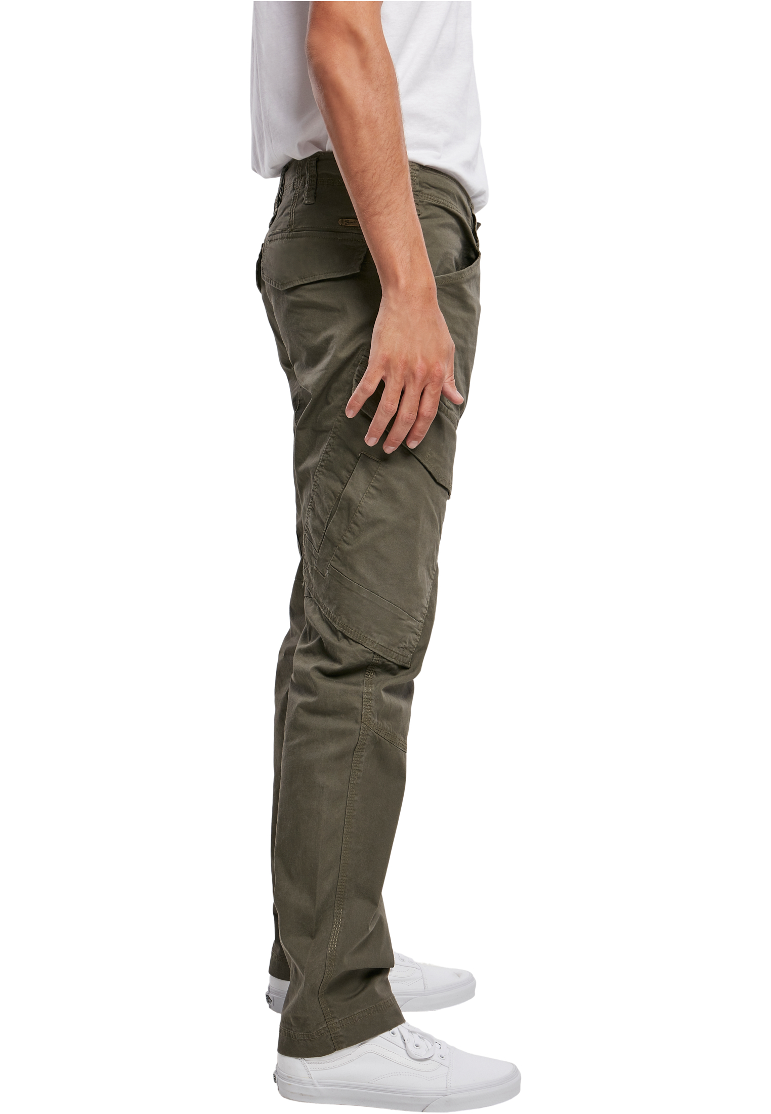 Brandit Adven Slim Fit Trousers Mens Pants Cotton Tactical Outdoor Patrol Black 