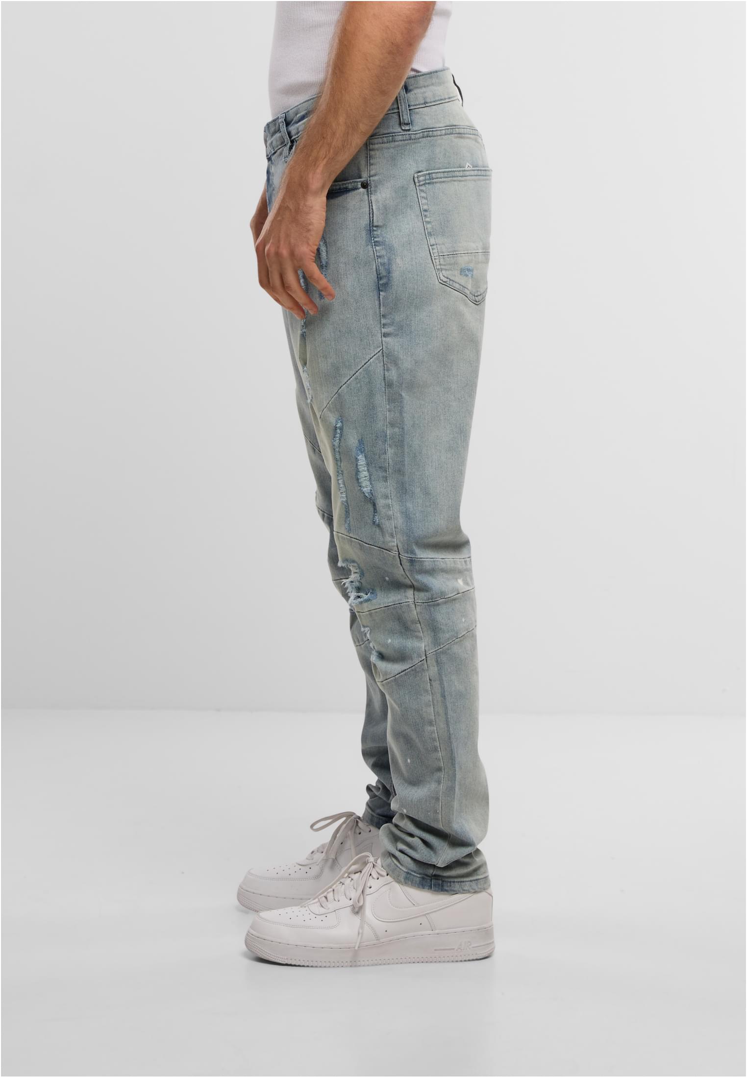 CS Pantaloni C&S Paneled distressed