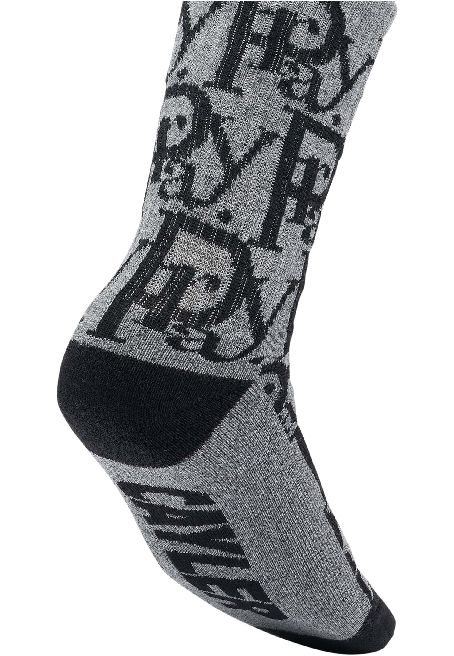 CS Calze Prayor black+heathergrey