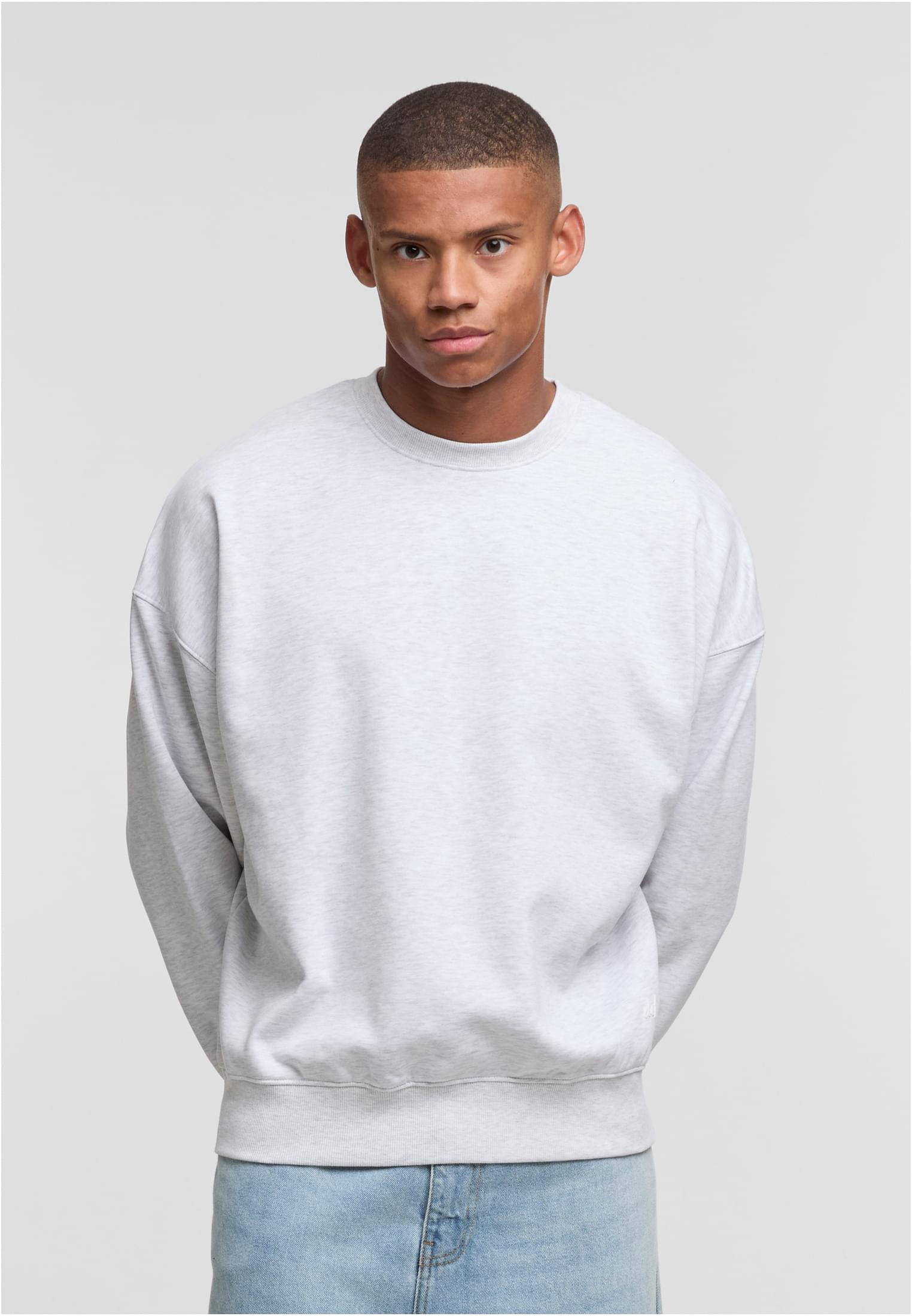 DEF Maglione CREW Oversize greymelange