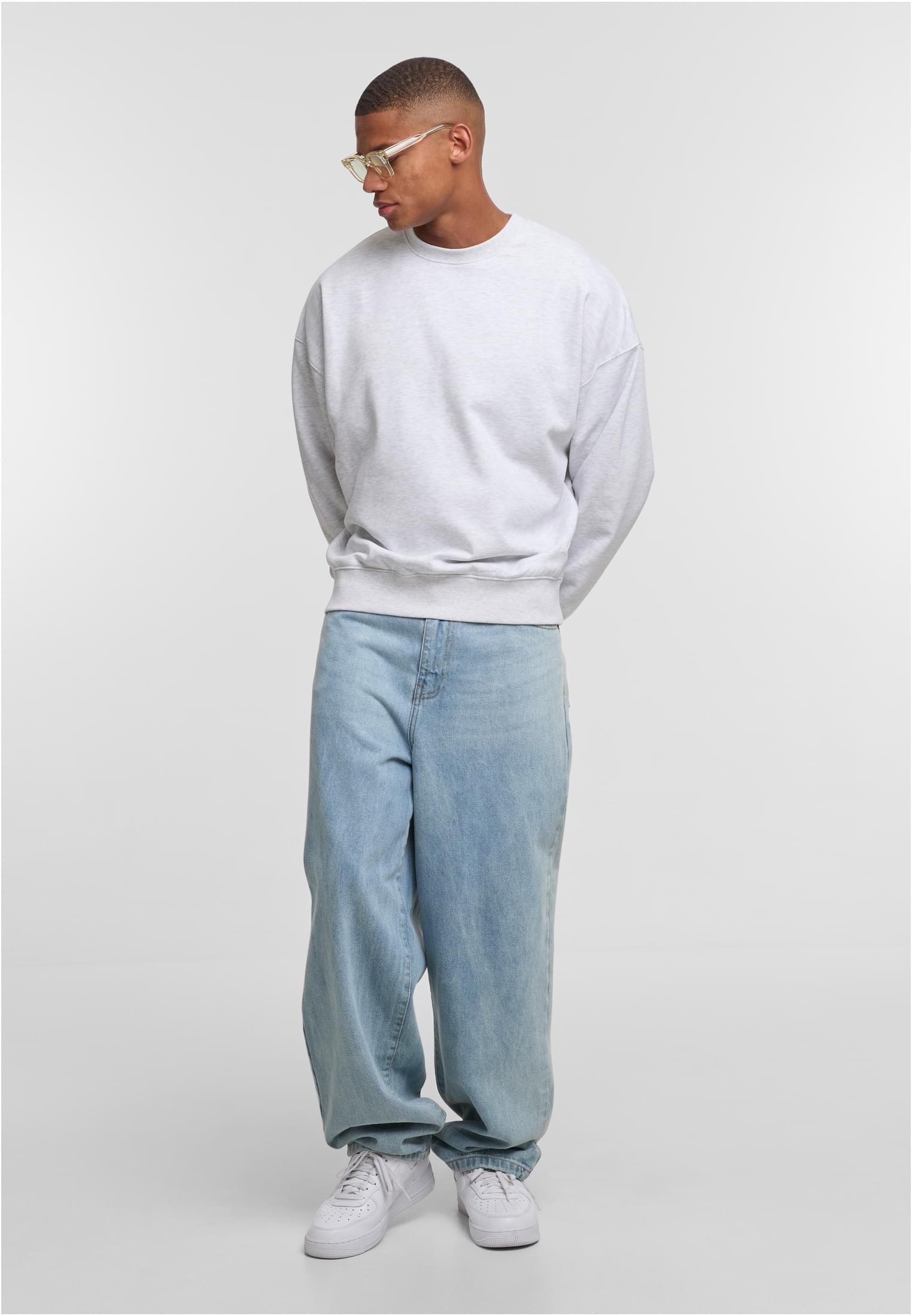 DEF Maglione CREW Oversize greymelange