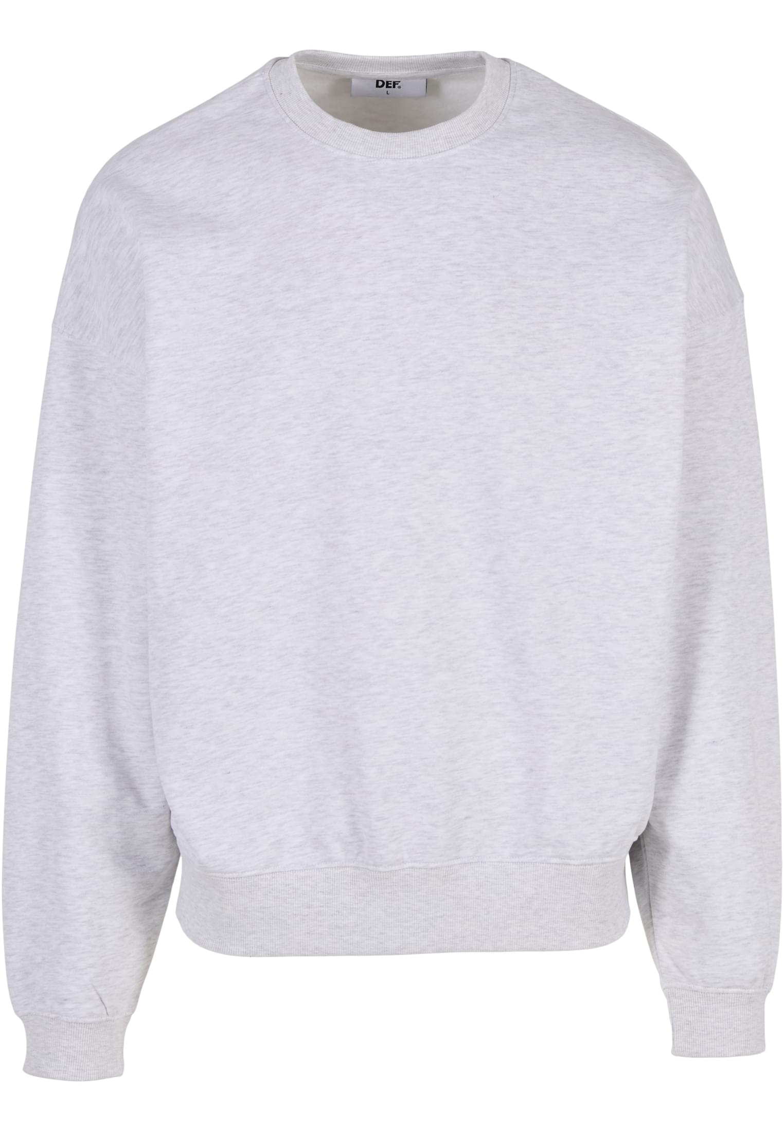 DEF Maglione CREW Oversize greymelange