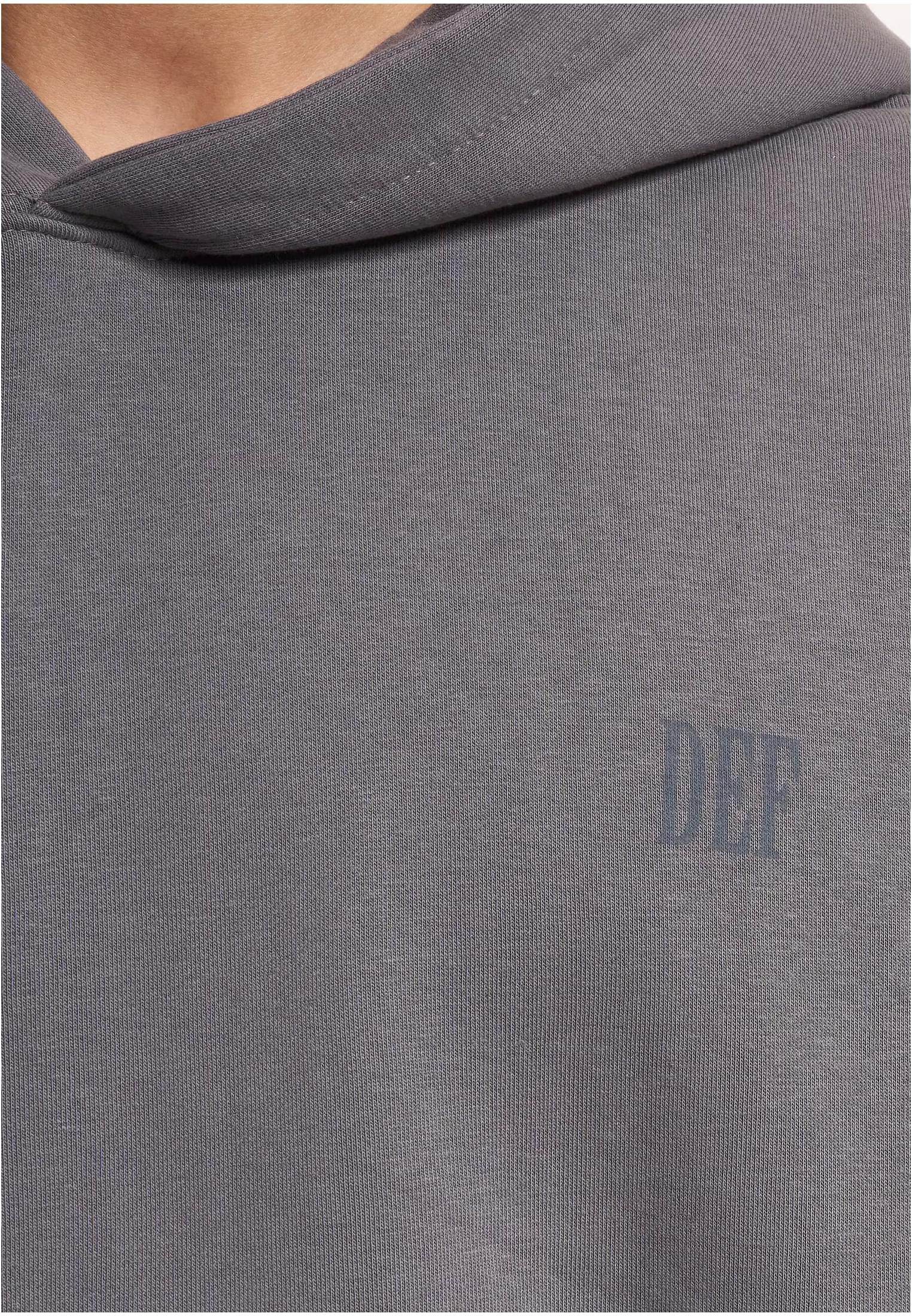 DEF Felpa con cappuccio Fly anthracite washed