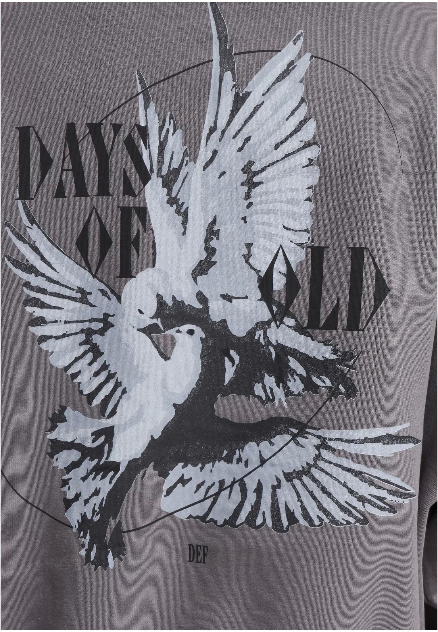 DEF Felpa con cappuccio Fly anthracite washed