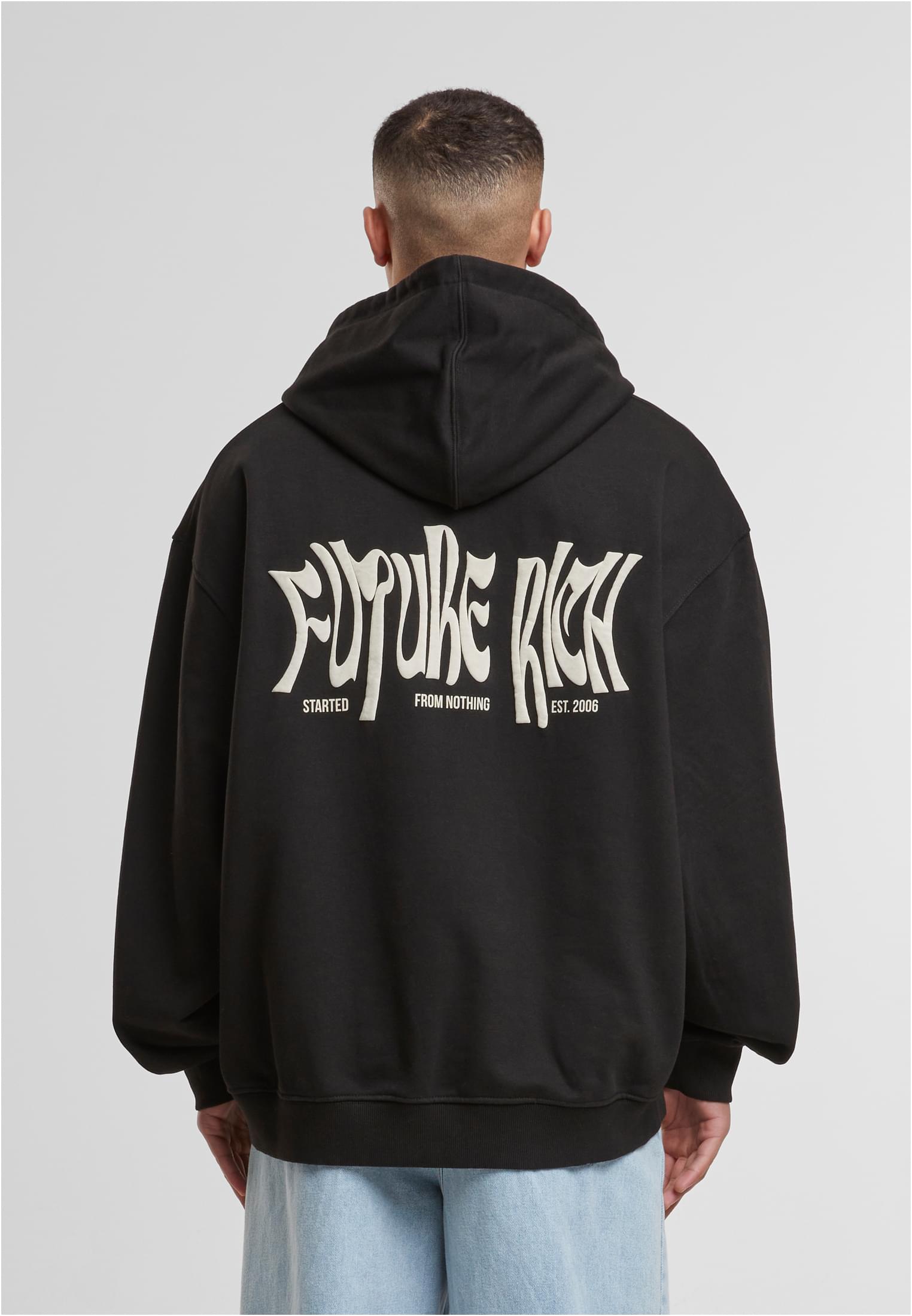 DEF Felpa con cappuccio Future Rich washed