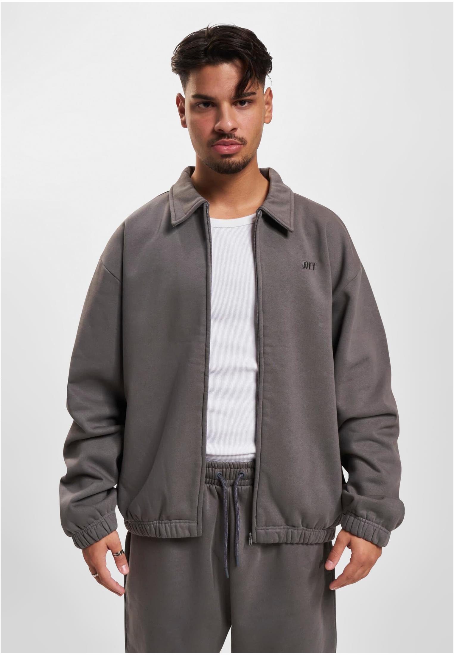 DEF Giacca Colllar anthracite washed