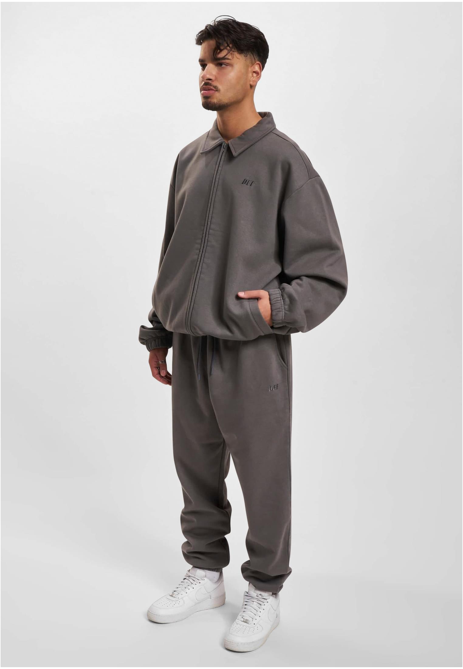 DEF Giacca Colllar anthracite washed