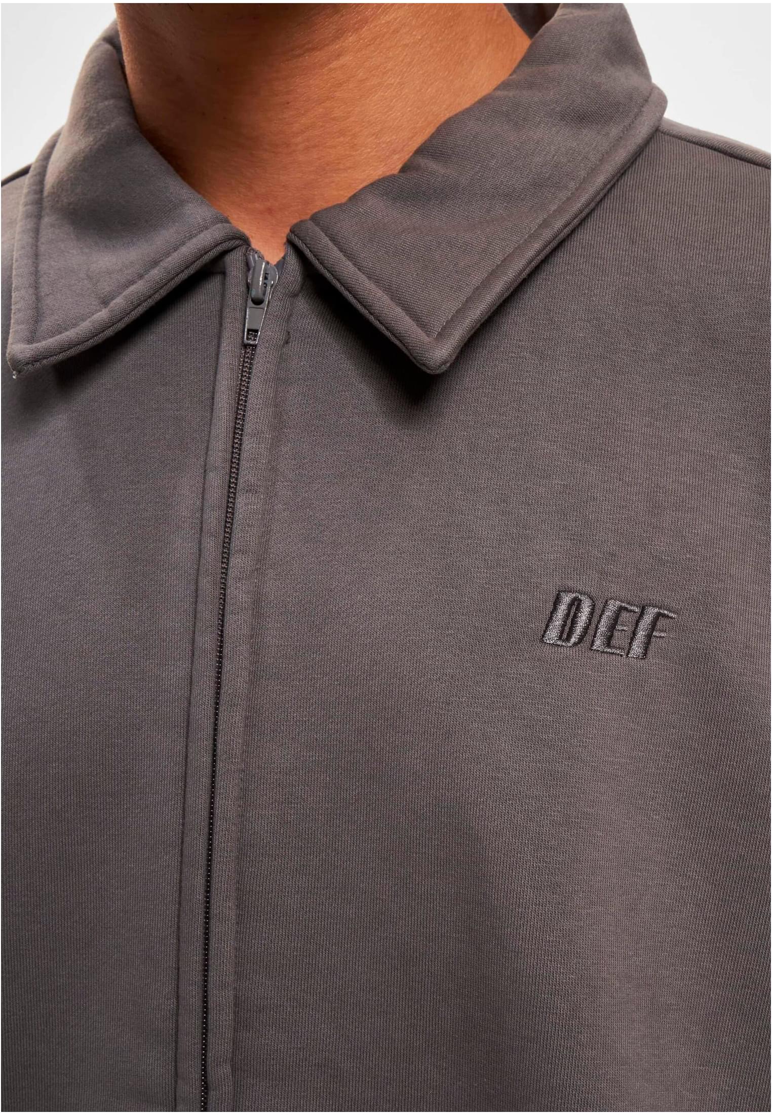 DEF Giacca Colllar anthracite washed